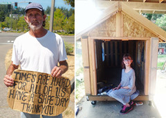 9-летняя девочка строит крошечные дома для бездомных