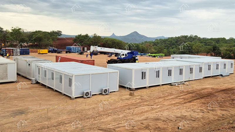 Folding container house
